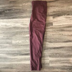 Lululemon Commission Pant Classic Maroon Size 36